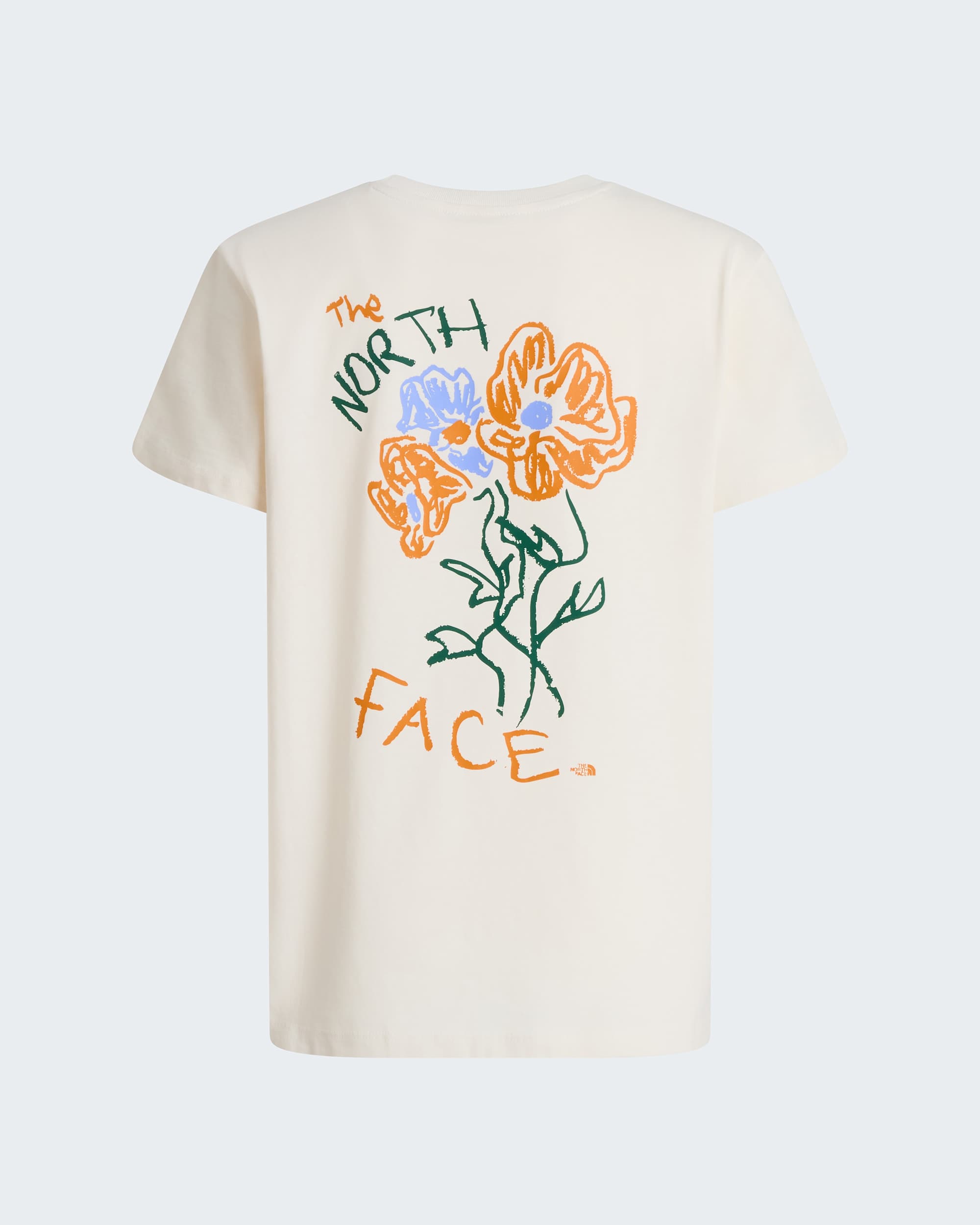 Triko Flower Scribble Relaxed pro mlad TNF alt1