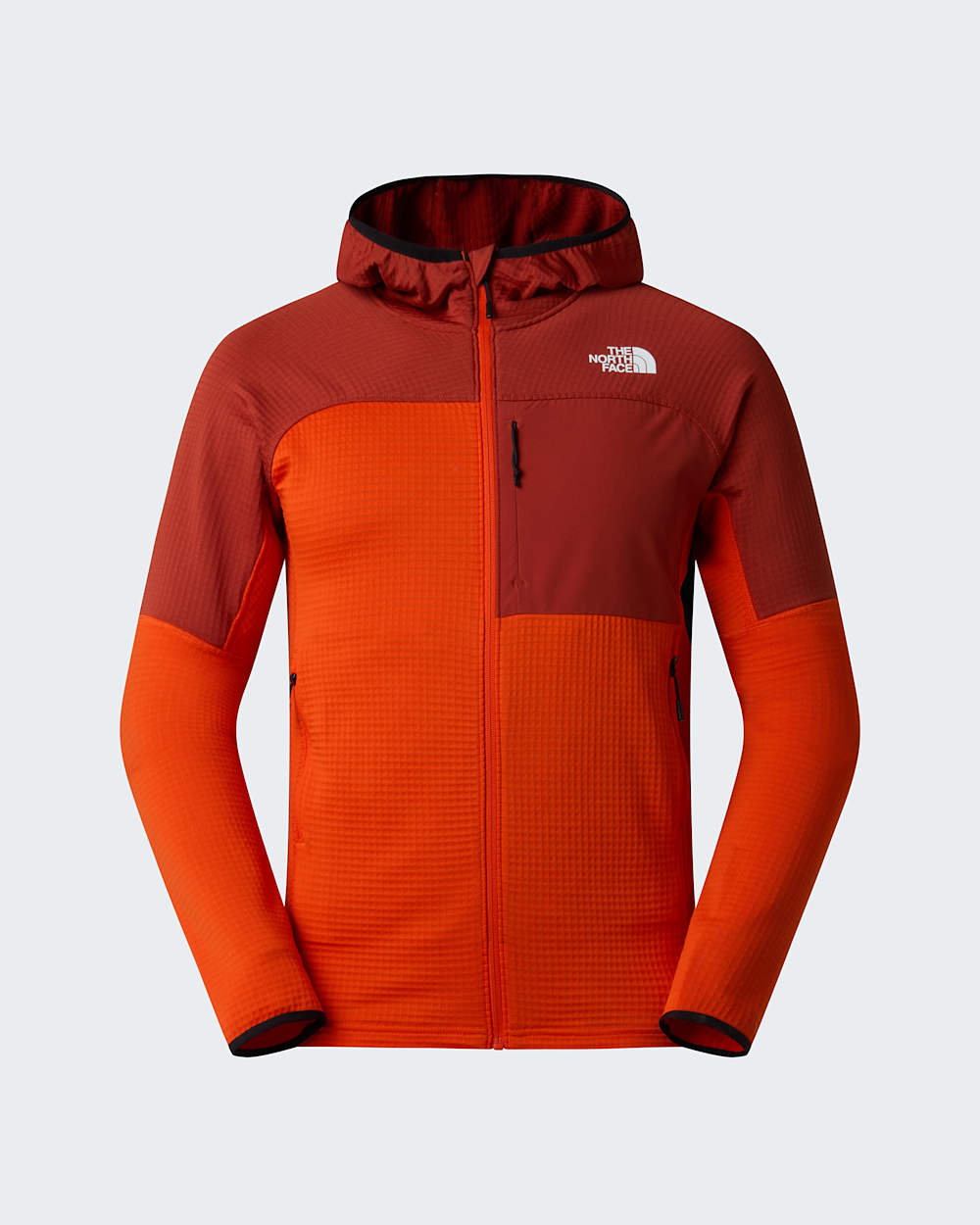 Mens Stormgap Power Grid Hooded Jacket TNF hero