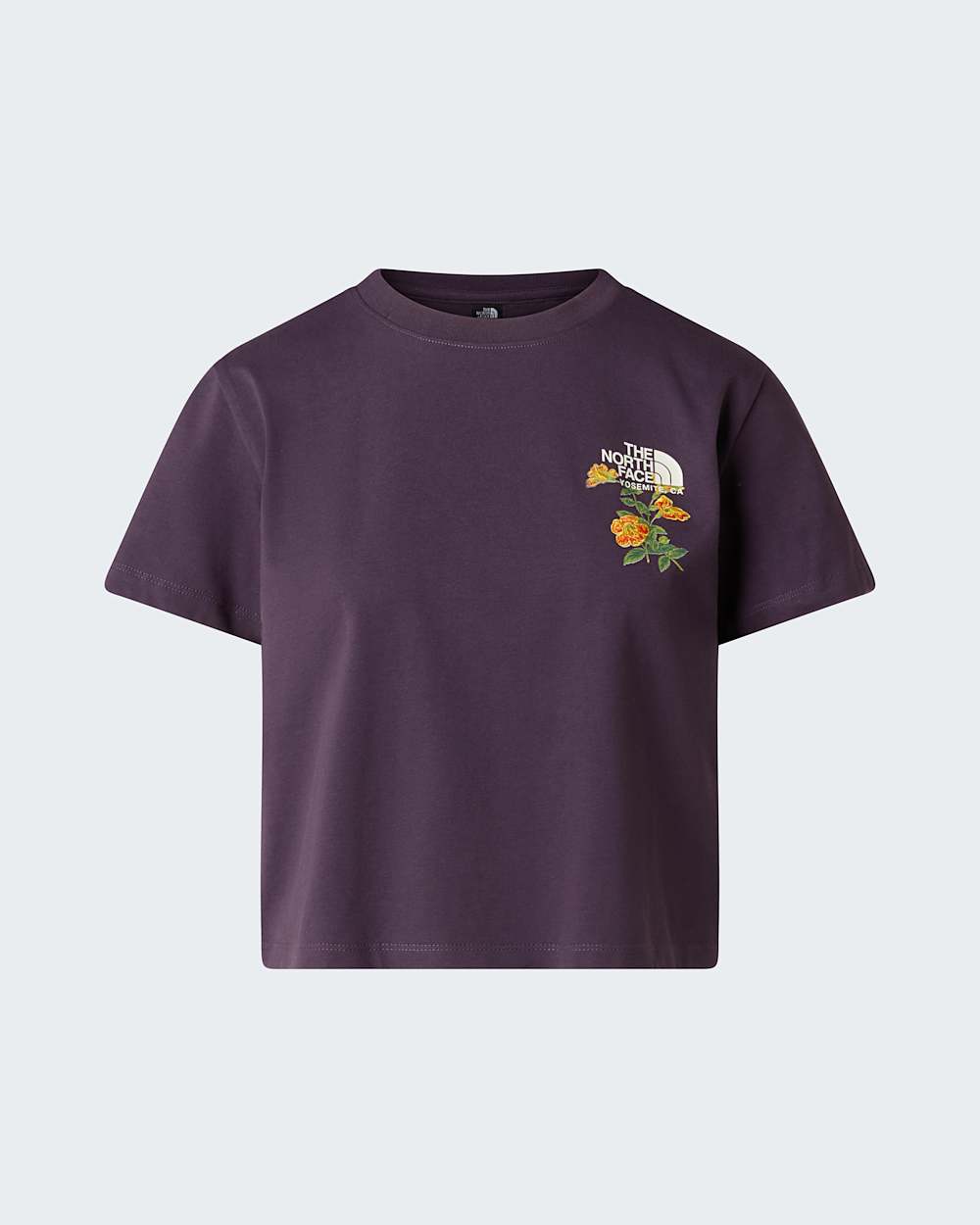 Flora besticktes  normal geschnittenes TShirt mit Grafik fr Damen TNF hero