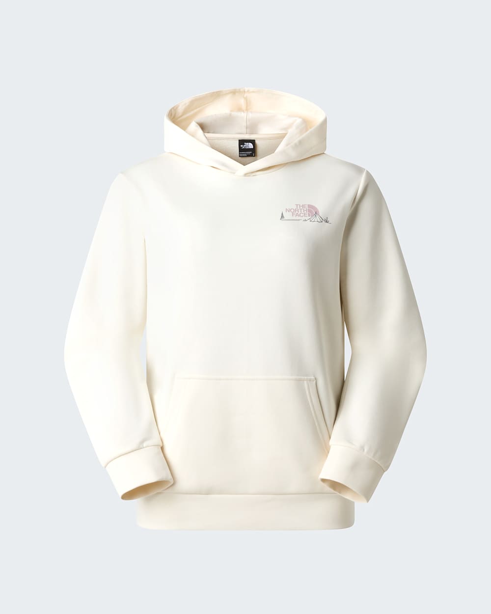 Monte normal geschnittener Kapuzenpulli mit Grafik fr Damen TNF hero
