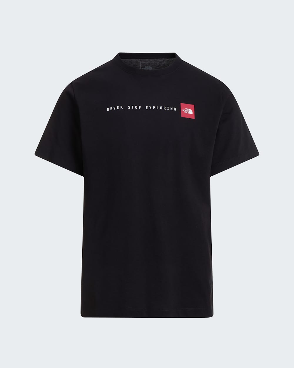 Never Stop Exploring normal geschnittenes TShirt mit Grafik fr Herren TNF hero