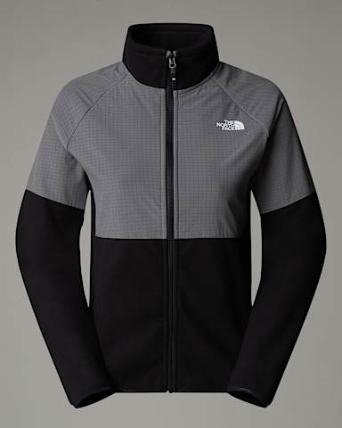 Womens Glacier Heavyweight FullZip Fleece TNF TNF BlackSmoked PearlAnthracite Grey alt1