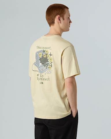 Camiseta holgada con estampado grfico Connect unisex TNF Gravel ALT2