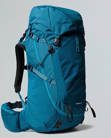 Womens Terra 55Litre Hiking Backpack TNF Blue MossSapphire SlateNPF hero