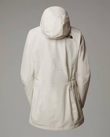 Womens Hikesteller Parka Shell Jacket TNF White Dune alt1
