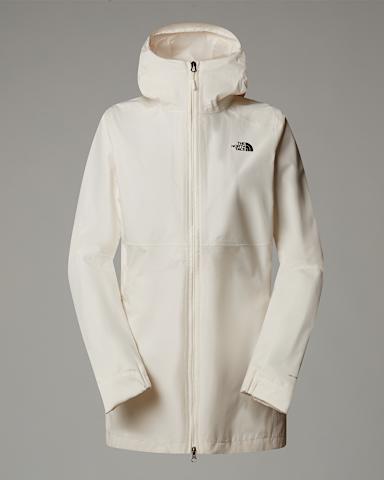 Womens Hikesteller Parka Shell Jacket TNF White Dune hero