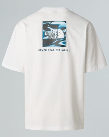 Liquid NSE Box TShirt in Oversize mit Grafik fr Herren TNF TNF White alt1