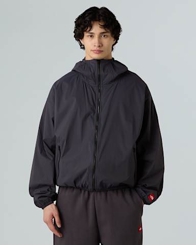 Uniseks inpakbare Red Boxwindjas met capuchon TNF Obsidian ALT4