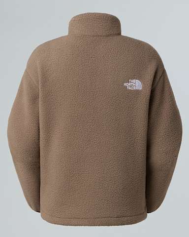 Polaire col zipp TNF Fleeski pour femme TNF Mocha Brown ALT1