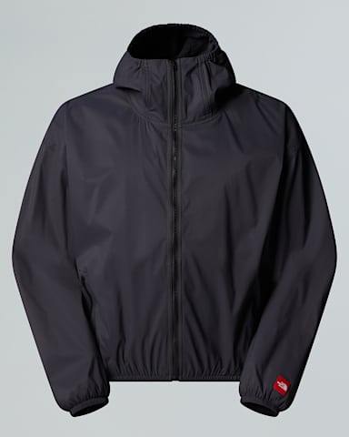 Uniseks inpakbare Red Boxwindjas met capuchon TNF Obsidian HERO