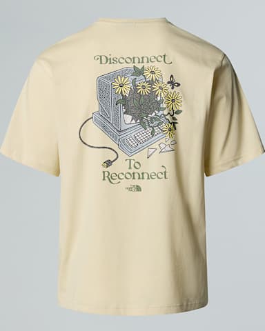 Camiseta holgada con estampado grfico Connect unisex TNF Gravel ALT1