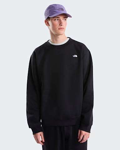 Mens TNF Essential Simple Dome Relaxed Sweatshirt TNF TNF Black HERO