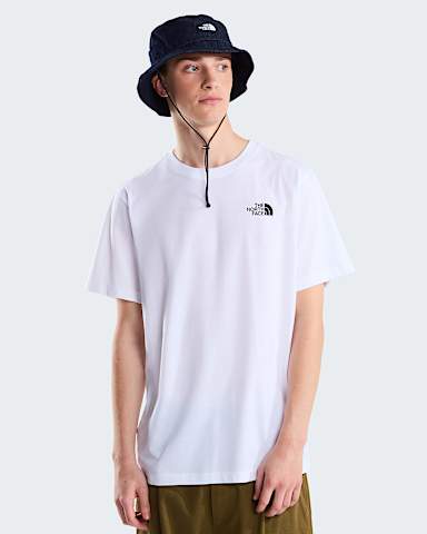 Mens Vertical Regular Graphic TShirt TNF TNF White ALT1