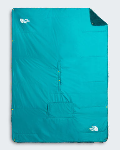 Wawona Fuzzy Blanket TNF Pacific TealRestorative Teal hero
