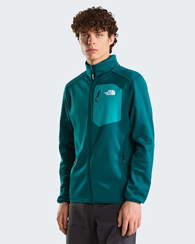 Polaire zippe Crest pour homme TNF Pacific TealTNF Black HERO