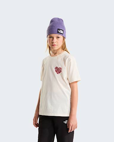 Girls Brand Proud Relaxed Graphic TShirt TNF White Dune HERO