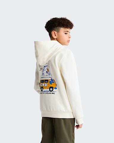Sweat capuche standard Graphic Outdoor pour garon TNF White Dune HERO