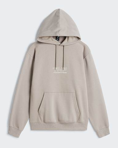 Zumu 20 Avslappnad Hoodie Unisex TNF Stone Slab HERO