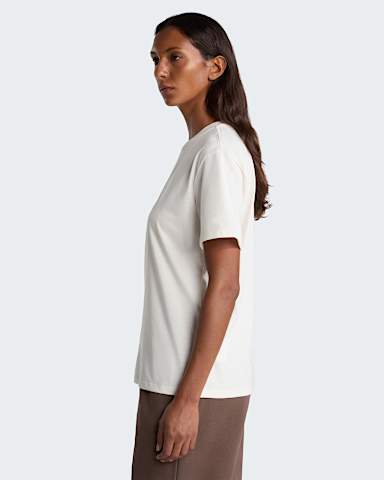 Womens Evolution Half Dome Relaxed TShirt TNF White DuneTNF White ALT2
