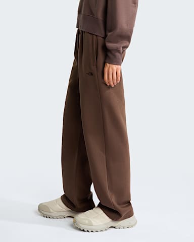 Womens TNF Essential Simple Dome Relaxed Straight Joggers TNF Smokey Brown ALT2