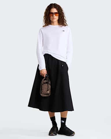 Tshirt  manches longues dcontract TNF Essential Simple Dome pour femme TNF TNF White ALT1