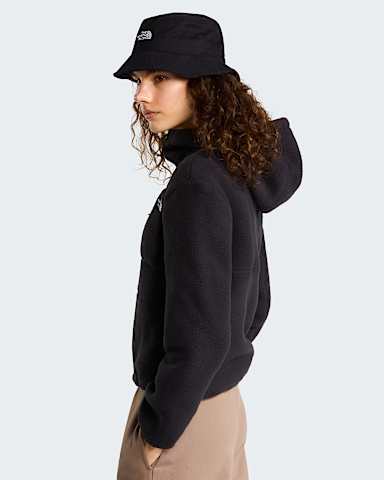 Yumiori 14 Zip Novelty Hooded Fleece Jacket W TNF TNF Black alt2