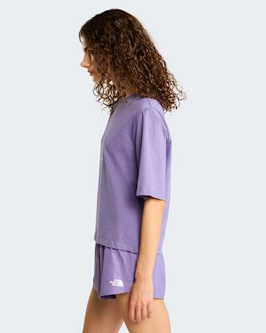 Womens Zumu 20 Boxy TShirt TNF Grounded Plum ALT2