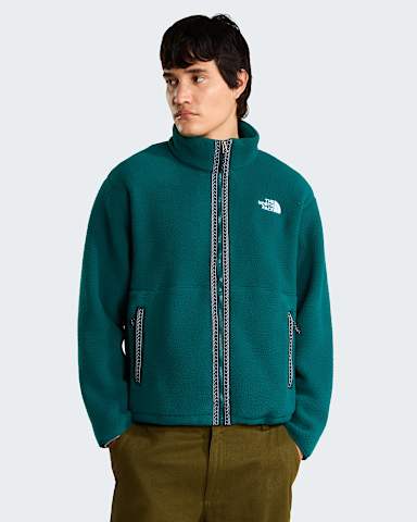 TNF Fleeski Fleece mit durchgehendem RV fr Herren TNF Pacific Teal HERO