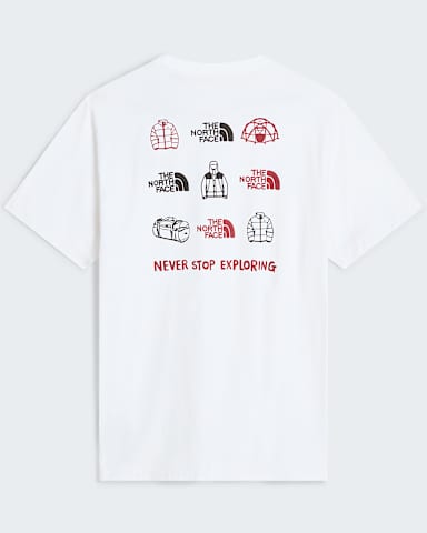 Tshirt com grfico Outdoor 2 para homem TNF TNF White alt1