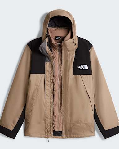 Mska kurtka 3 w 1 Bandon Triclimate TNF Mocha BrownTNF Black hero