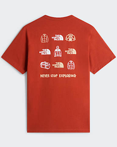Herren Outdoor Regular Graphic 2 TShirt TNF Iron Clay alt1