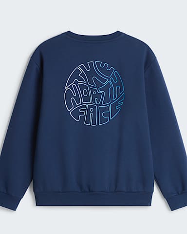 Teenager Relaxed Lifestyle Regular Graphic Sweatshirt TNF Summit Navy alt1