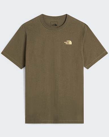 Herren Outdoor Regular Graphic 2 TShirt TNF New Taupe Green hero