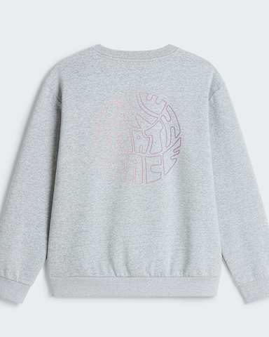 Teenager Relaxed Lifestyle Regular Graphic Sweatshirt TNF TNF Pale Grey Heather alt1