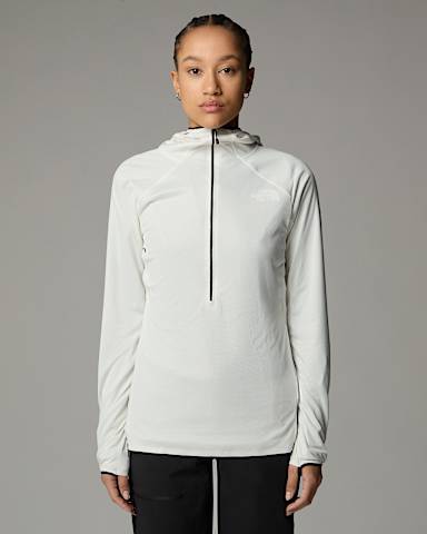 Sweat  capuche antiUV Summit Direct Sun pour femme TNF White Dune HERO