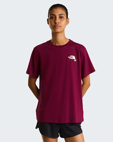 Wish For Snow Relaxed TShirt W TNF Burgundy CrushGlacier ALT1