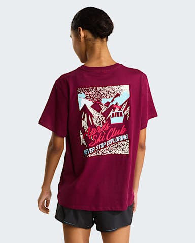 Wish For Snow Relaxed TShirt W TNF Burgundy CrushGlacier HERO