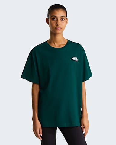 Country Stickers Italy Relaxed TShirt Unisex TNF Hunter GreenTNF White ALT1