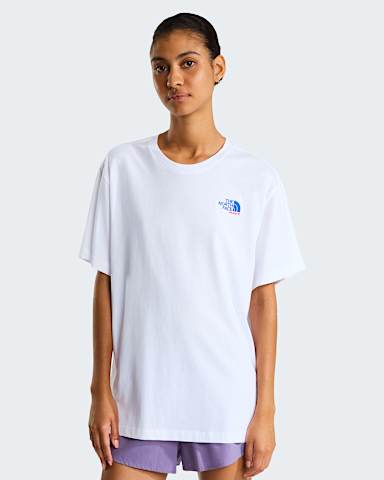 Country Stickers France Relaxed Tshirt Unisex TNF TNF WhiteTNF White ALT1