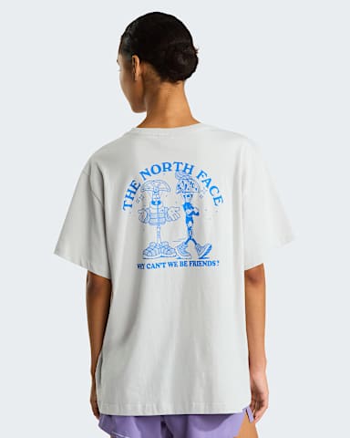 Why Cant We Be Friends Relaxed TShirt Unisex TNF Cumulus CloudActive Blue HERO