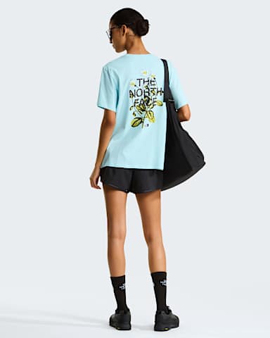 Flower Power Relaxed TShirt Damen TNF GlacierTNF White ALT2