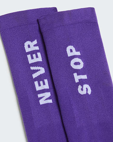 Calze da trail running al polpaccio Never Stop TNF Peak PurpleLali Guran alt3