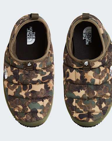ThermoBall Traction II WinterPantoffeln fr Jugendliche TNF Utility Brown Camo Texture PrintNew Taupe Green ALT1