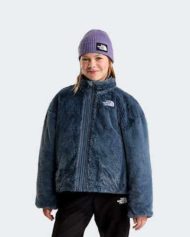 Girls Reversible Shasta FullZip Jacket TNF Granite Grey ALT1