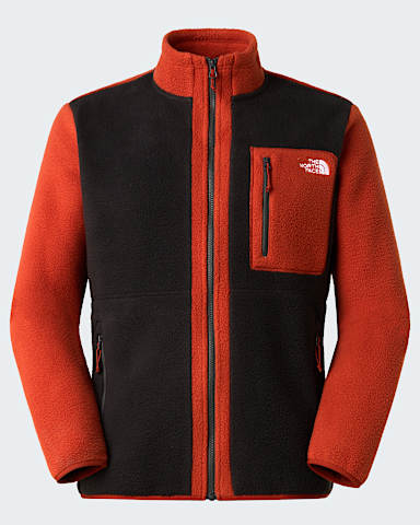 Yumiorifleecejas met volledige rits voor heren TNF TNF BlackEmber SoilIron Clay hero