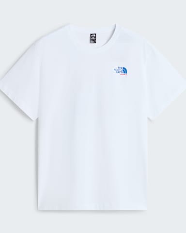 Uniseks Country Stickers France Relaxed TShirt TNF TNF WhiteTNF White alt1