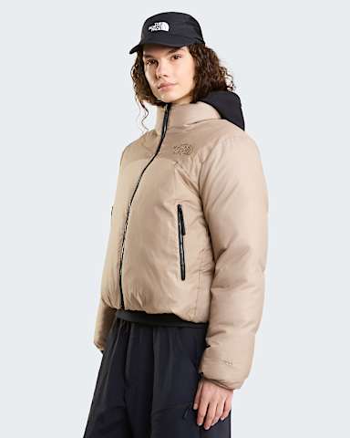 Chaqueta reversible Pertex Nuptse para hombre TNF GarnetTNF Black alt1
