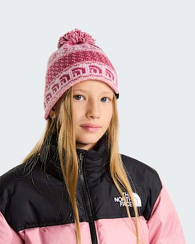 Berretto Cabin Ski Tuke da bambini TNF Pale Blossom Jacquard alt1