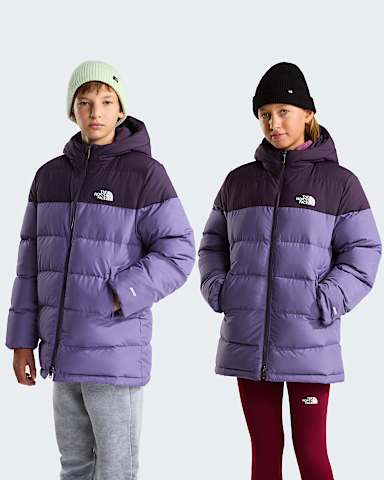 Teens Frost Fall Parka TNF Endless DuskGrounded Plum hero