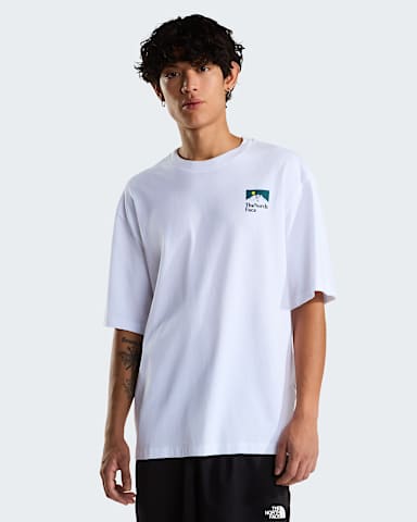 Tshirt oversize The Right Side pour homme TNF TNF WhiteSun Yellow alt1